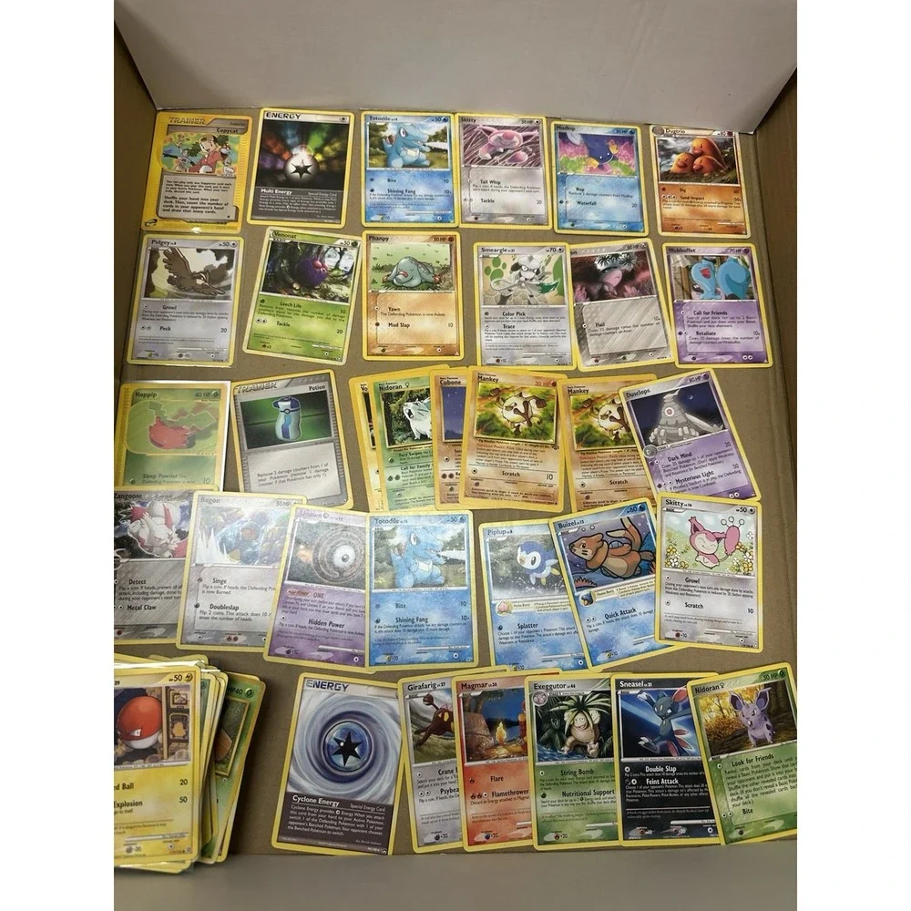 Huge mid era pokemon card lot plus some vintage, rares, pop series, ereaders DMG